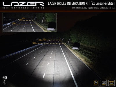 Lazer Lamps Kühlergrill-Kit Dodge RAM 1500 DT Limited 2019-2023 Linear 6 Linear 6 STD Leuchtenart Linear 6 STD