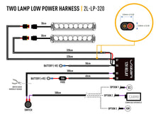 Lazer Lamps Kabelsatz Doppelt Lang (für Triple-R bis 1000, ST-Reihe und Linear bis 18)