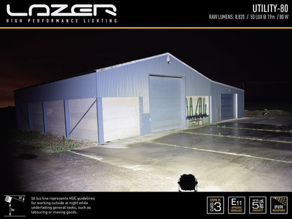 Lazer Lamps Utility 80 U-Halter Halterung U-Halter