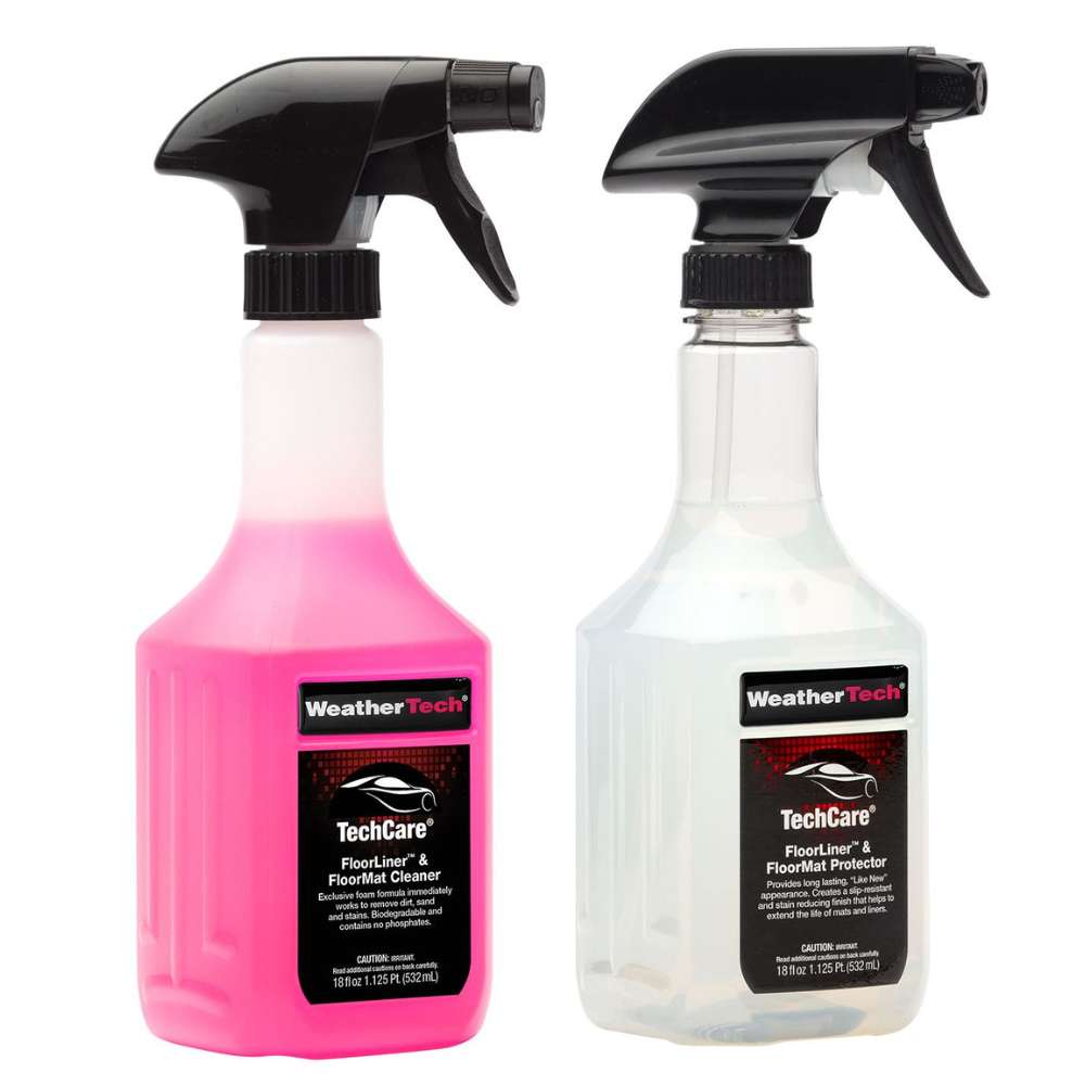 TechCare Reinigungsmittel & Schutz für Fußmatten und Kofferraumwannen (Bundle)