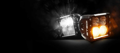 STEDI C4 Black Edition LED Light Cube (Dual Lens, Kalt – &Warmweiß)