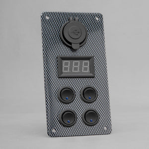STEDI 12V Carbon Schalterpanel