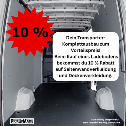Laderaumdecke Fiat Scudo, 2022-heute – Passgenaue Deckenverkleidung aus 4 mm Hohlkammer für den Transporter