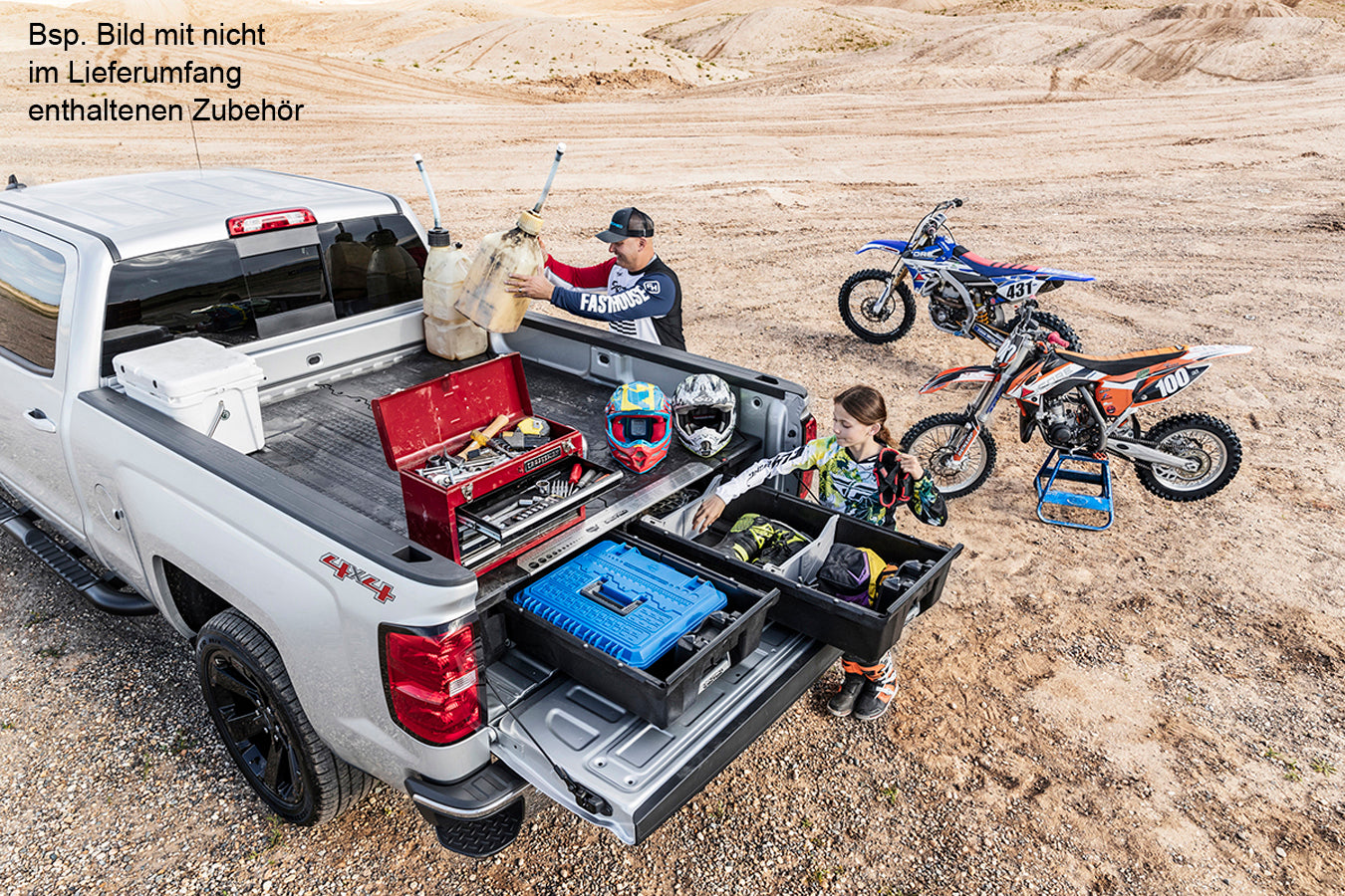 DECKED SCHUBLADENSYSTEM FÜR FORD F-150 ALUMINIUM, ab Bj. 2015, Ladefläche 5'6". (Modell VX)