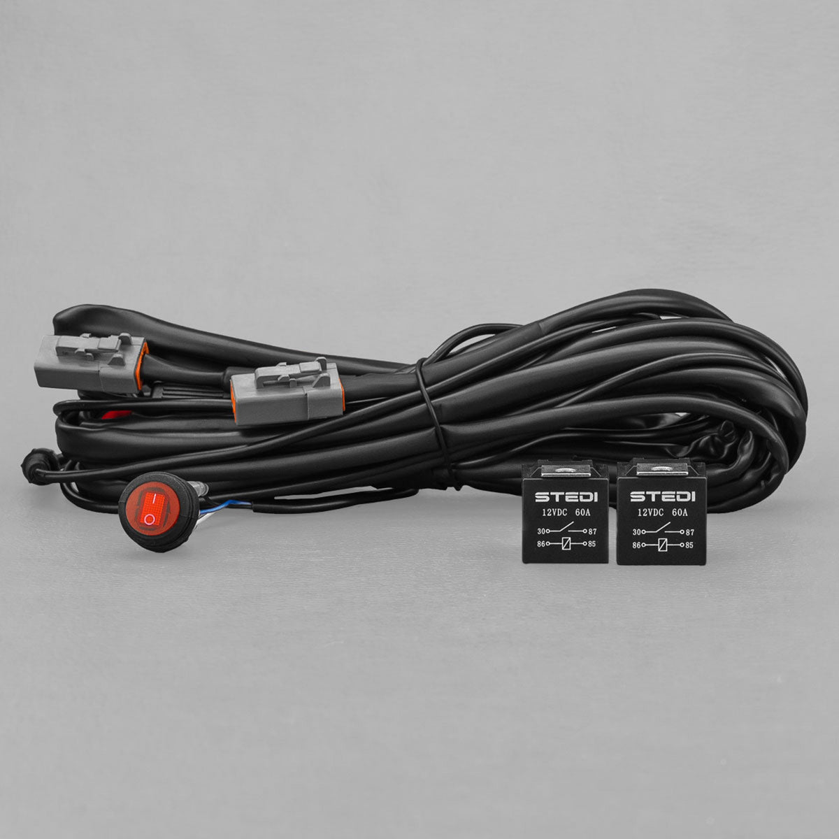 STEDI Plug & Play Dual Fernlicht/Dual Relais – Kabelbaum für DT&DT – P Steckeranschluss