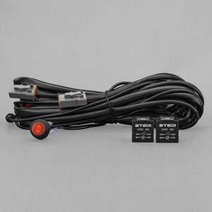 STEDI Plug & Play Dual Fernlicht/Dual Relais – Kabelbaum für DT&DT – P Steckeranschluss
