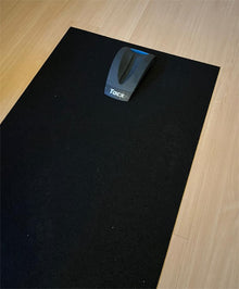 Fahrradmatte aufrollbare Heimtrainermatte für Rollentrainer 180x90 cm 6 mm