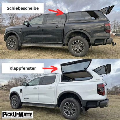 GFK Hardtop Isuzu D-MAX, 2012–2020, Doppelkabine