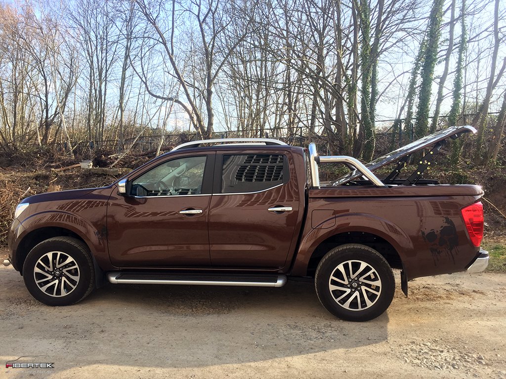 GFK TOPUP Cover mit Styling Bar, Nissan Navara NP300, 2015-heute, Doppelkabine