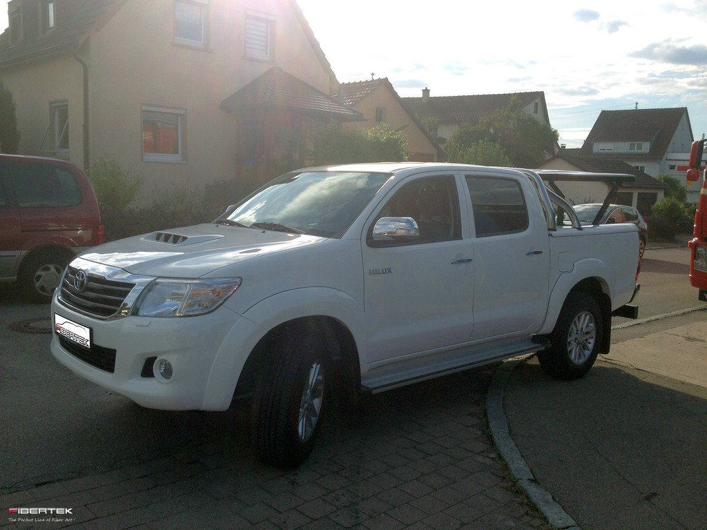 GFK TOPUP Cover mit Styling Bar, Toyota Hilux VIGO, 2008-2015, Doppelkabine