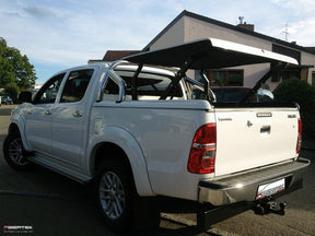 GFK TOPUP Cover mit Styling Bar, Toyota Hilux VIGO, 2008-2015, Doppelkabine