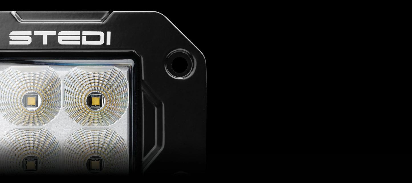 STEDI G4 Black FLUSH Work LED