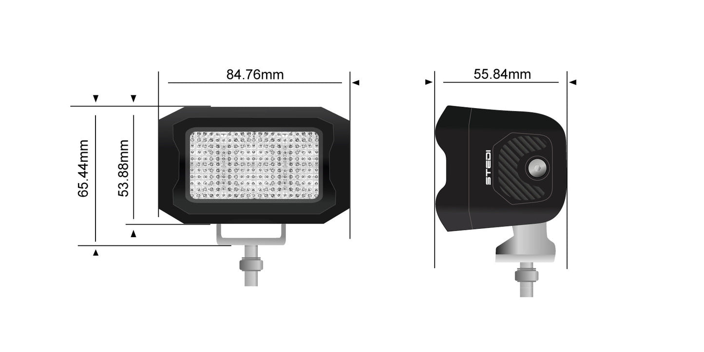 STEDI G2 Black FLOOD Work LED
