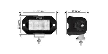 STEDI G2 Black FLUSH Work LED