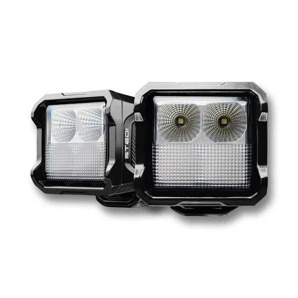 STEDI G4 Black Dual Colour LED – Arbeitsscheinwerfer (White/Amber)