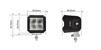 STEDI G4 Black SPOT Work LED