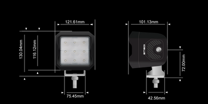 STEDI G9 Black ULTRA FLOOD Work LED