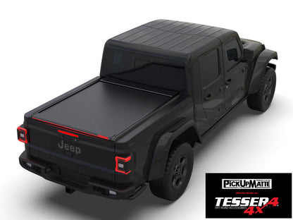 Laderaumrollo Tessera Roll+ Jeep Gladiator Doppelkabine ab 2023 schwarz matt