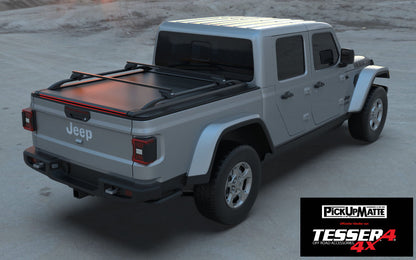 Laderaumrollo Tessera Roll+ Jeep Gladiator Doppelkabine ab 2023 schwarz matt