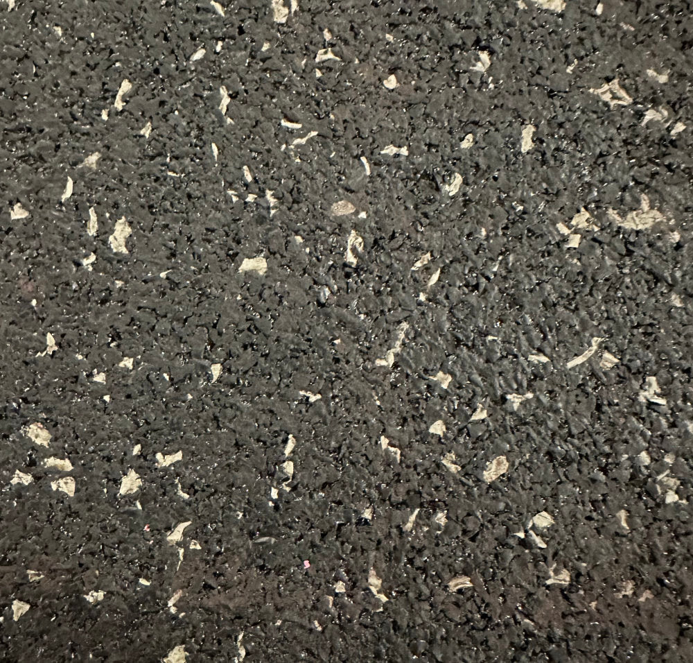 fester Zuschnitt Sportboden Gummimatte Unterlage für Fitnessstudio, Gym, Sportgeräte, Hundebox usw. Zuschnitt, Stärke 8mm