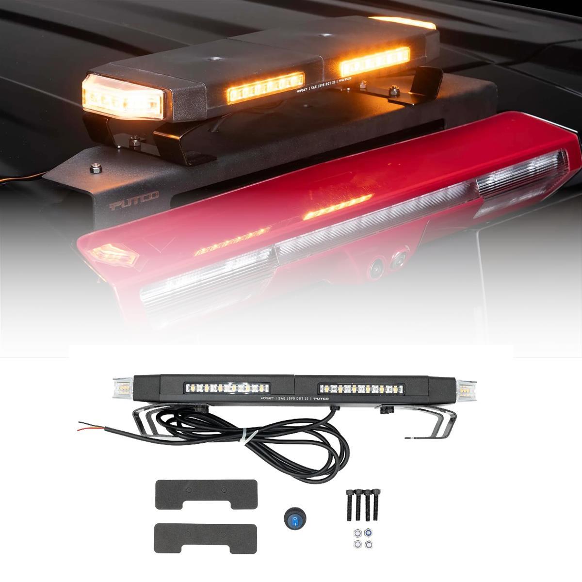 Putco Hornet Amber LED Stealth Rooftop Strobe Light Bar – Warnlichtleiste für Pickups & Nutzfahrzeuge