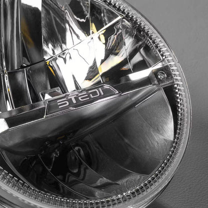 STEDI 7Inch Homage LED Headlight – Chrome (3000K)