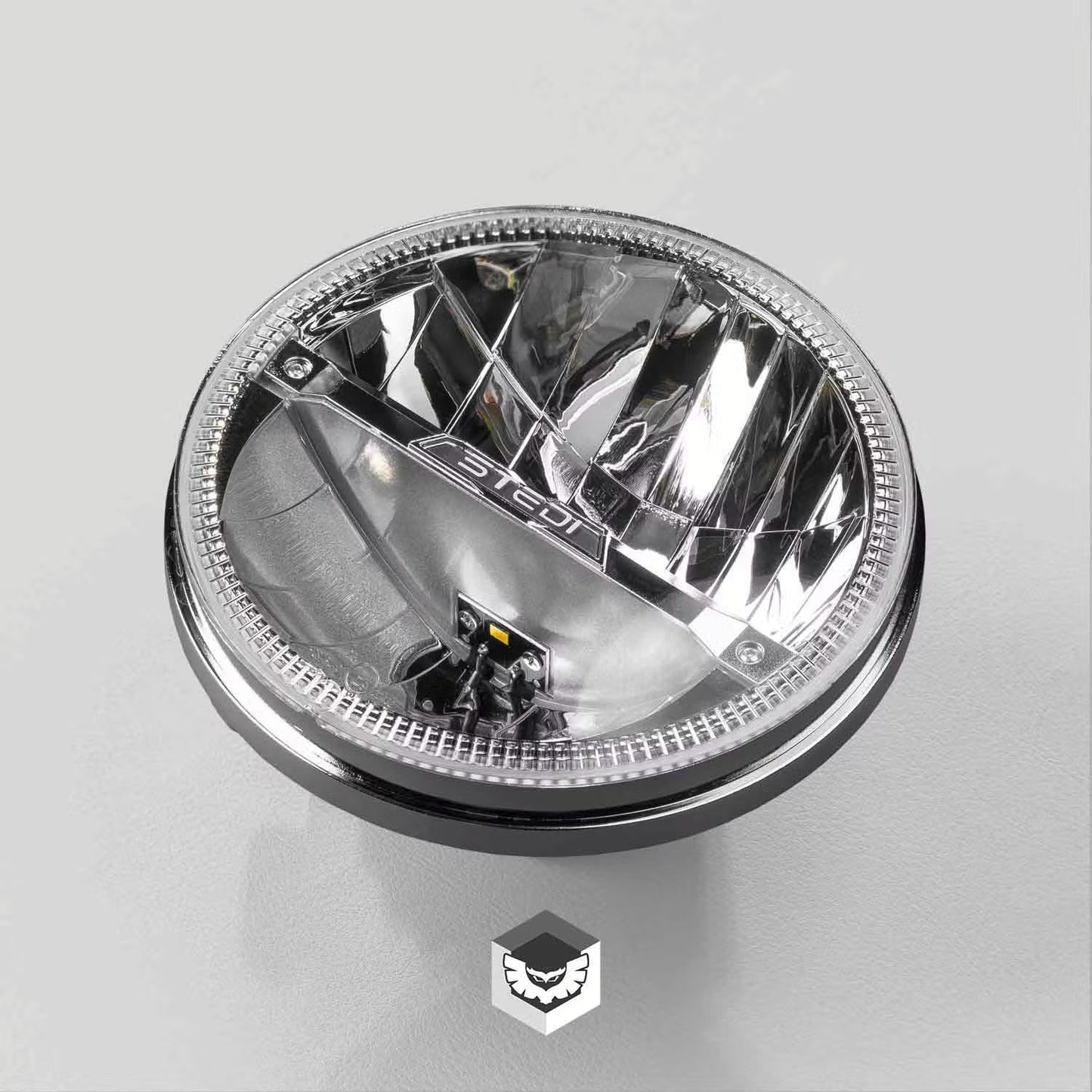 STEDI 7Inch Homage LED Headlight – Chrome (5700K)
