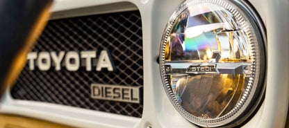 STEDI 7Inch Homage LED Headlight – Chrome (3000K)