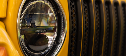 STEDI 7Inch Homage LED Headlight – Black (3000K)