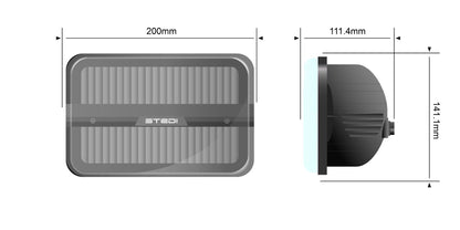 STEDI Homage Rectangle 7x5 Inch – (5700K)