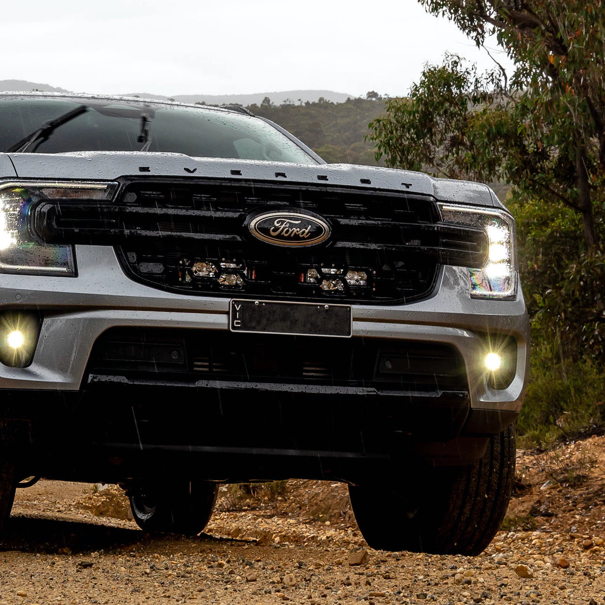 STEDI Ford New Ranger (PX4) Kühlergrill – Befestigung
