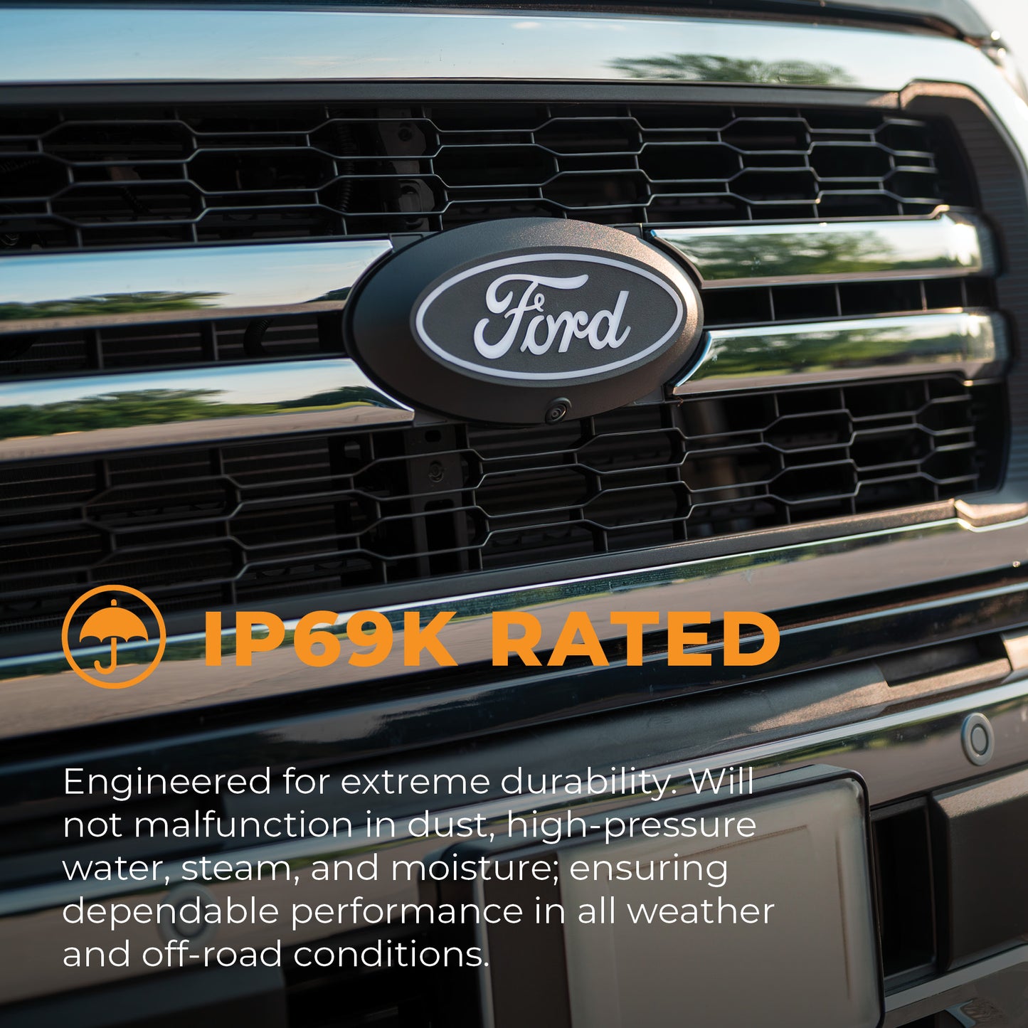 Putco Luminix LED Emblem für Ford Ranger 2024–2026 – Frontgrill Logo mit Weißlicht & Animation