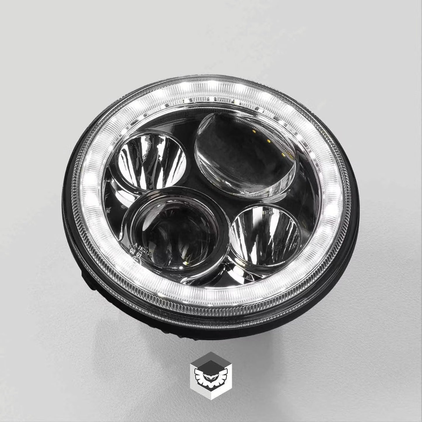 STEDI 7Inch Iris LED Headlight – Chrome (5700K)