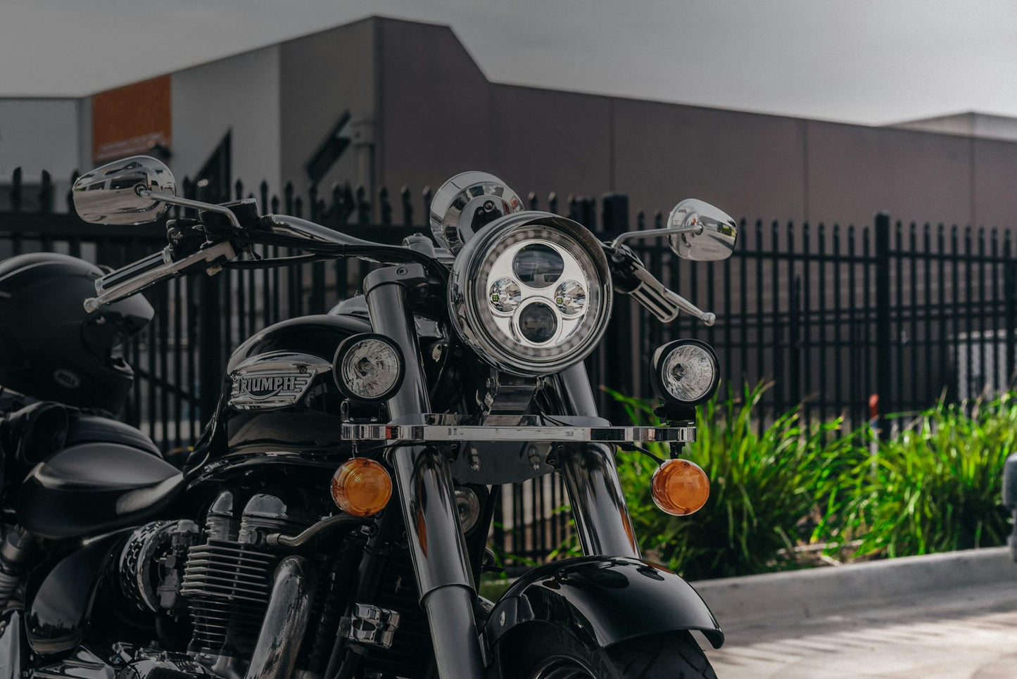 STEDI 7Inch Iris LED Headlight – Chrome (5700K)