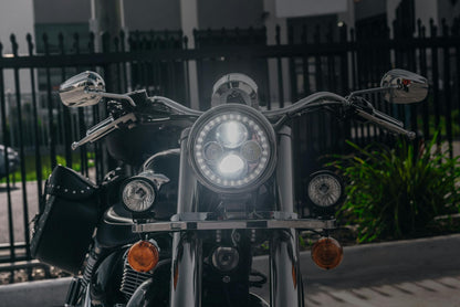 STEDI 7Inch Iris LED Headlight – Chrome (5700K)