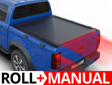 Pickuprollo Tessera Roll+ für Dongfeng Rich6, Doppelkabine – Laderaumabdeckung aus Aluminium, Schwarz Matt