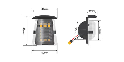 STEDI LED Nummernschildbeleuchtung Jeep Wrangler JK