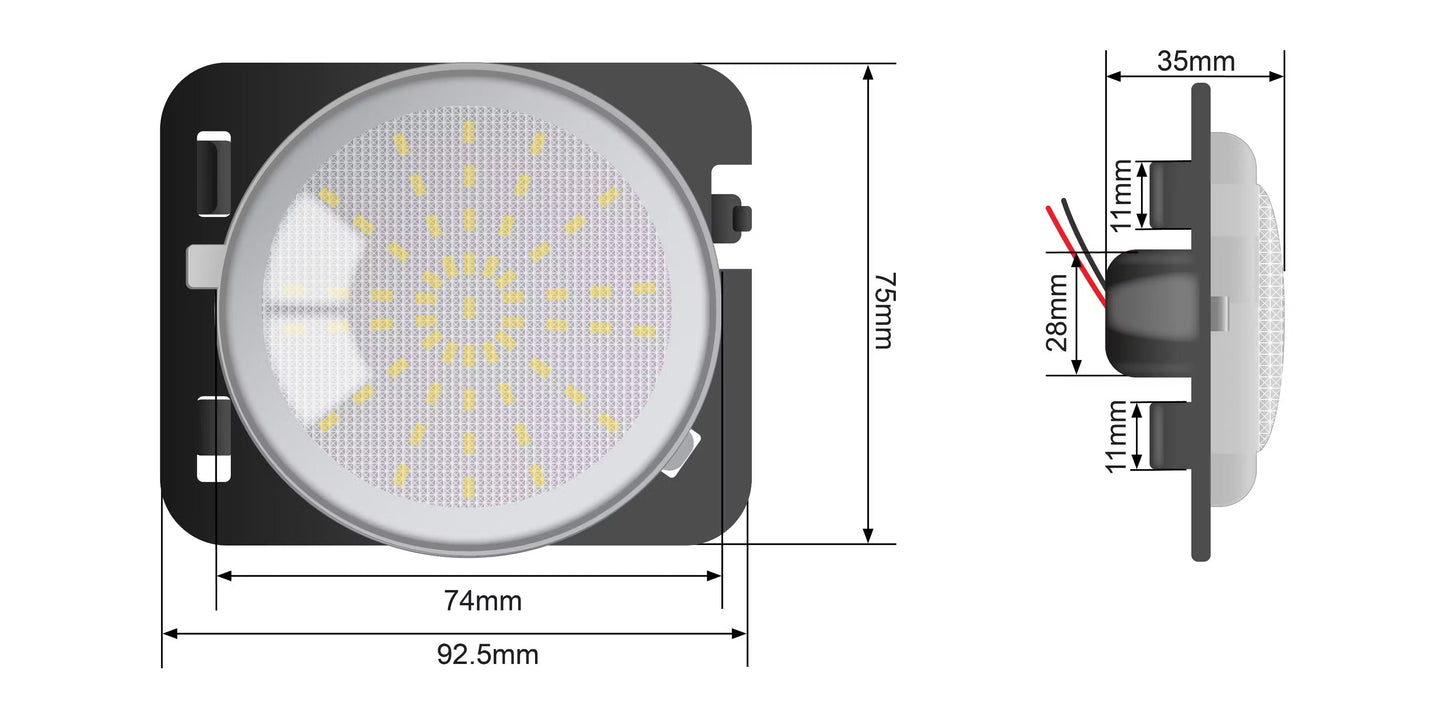 STEDI LED dynamische Blinker Jeep Wrangler JK