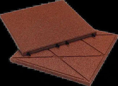 KRAITEC® step Gummiplatte 500 × 500 × 30 mm – Wartungsweg, Terrasse & Balkon