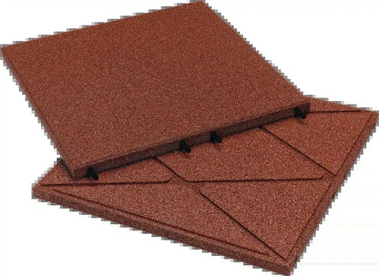 KRAITEC® step Gummiplatte 500 × 500 × 30 mm – Wartungsweg, Terrasse & Balkon