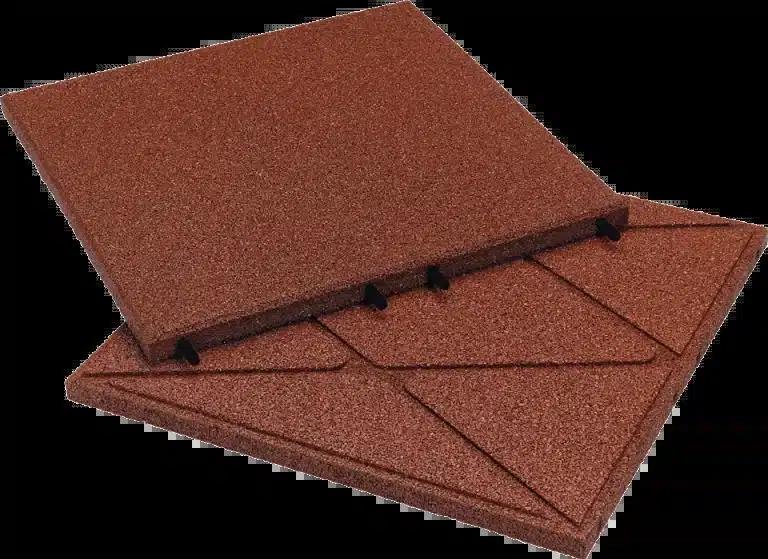 KRAITEC® step Gummiplatte 500 × 500 × 30 mm – Wartungsweg, Terrasse & Balkon