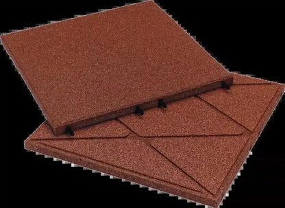KRAITEC® step Gummiplatte 500 × 500 × 30 mm – Wartungsweg, Terrasse & Balkon