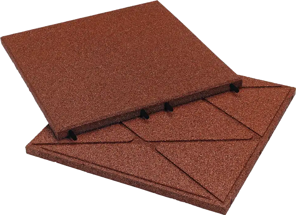 KRAITEC® step Gummiplatte 500 × 500 × 30 mm – Wartungsweg, Terrasse & Balkon