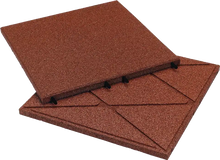 KRAITEC® step Gummiplatte 500 × 500 × 30 mm – Wartungsweg, Terrasse & Balkon