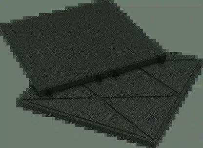 KRAITEC® step Gummiplatte 500 × 500 × 30 mm – Wartungsweg, Terrasse & Balkon