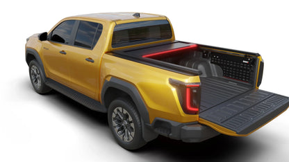 Tessera Roll+ Pickup-Rollo Toyota Hilux Travo ab 2026 – Aluminium Laderaumabdeckung Schwarz Matt