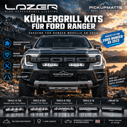 Lazer Lamps Kühlergrill Kit Ford Ranger 2023+ | Triple-R & Linear