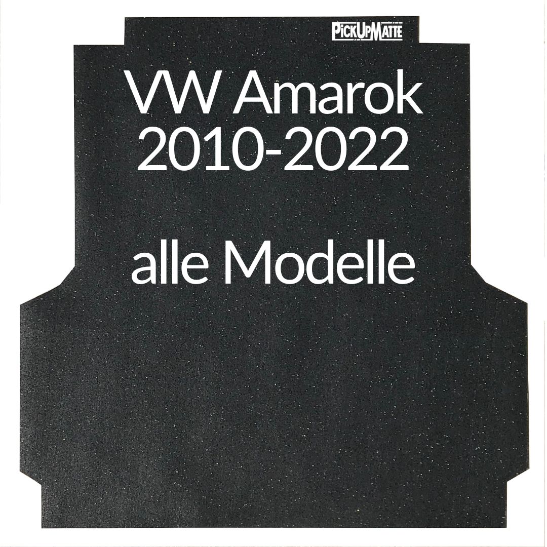 Antirutschmatte für VW Amarok, 2010 bis 2022  – passgenauer Laderaumschutz