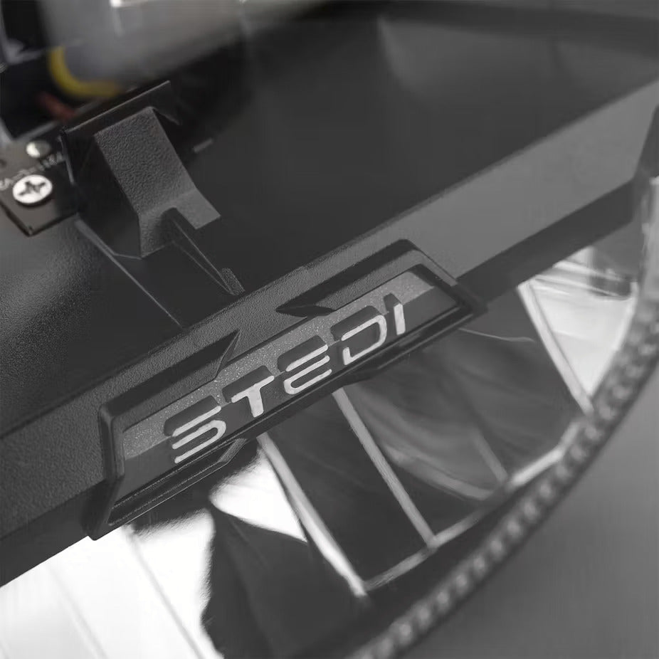 STEDI 7Inch Homage LED Headlight – Black (3000K)