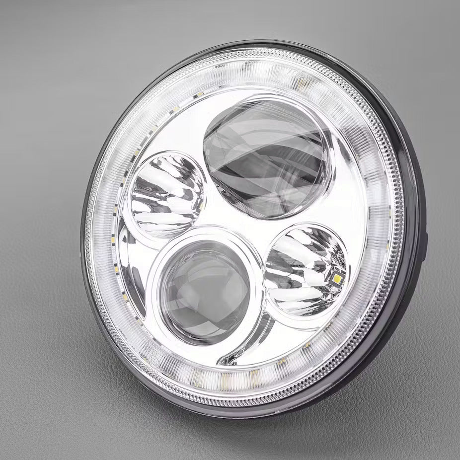 STEDI 7Inch Iris LED Headlight – Chrome (5700K)